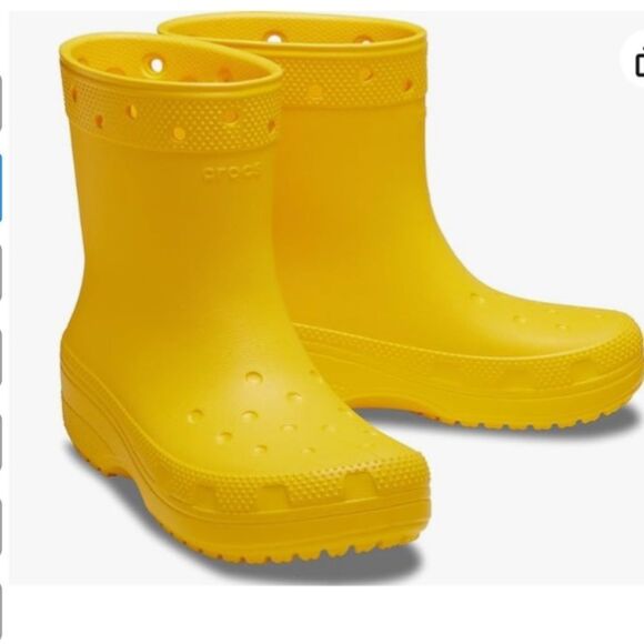 SOLD Crocs Unisex-Adult Classic Boot Rain, Sunflower, size women’s 10,… - Picture 2 of 12